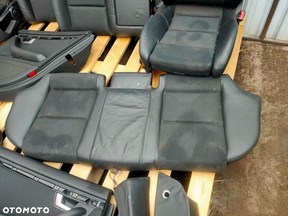 fotele kanapa audi a4 b6 speed s line pół skóra komplet - 6