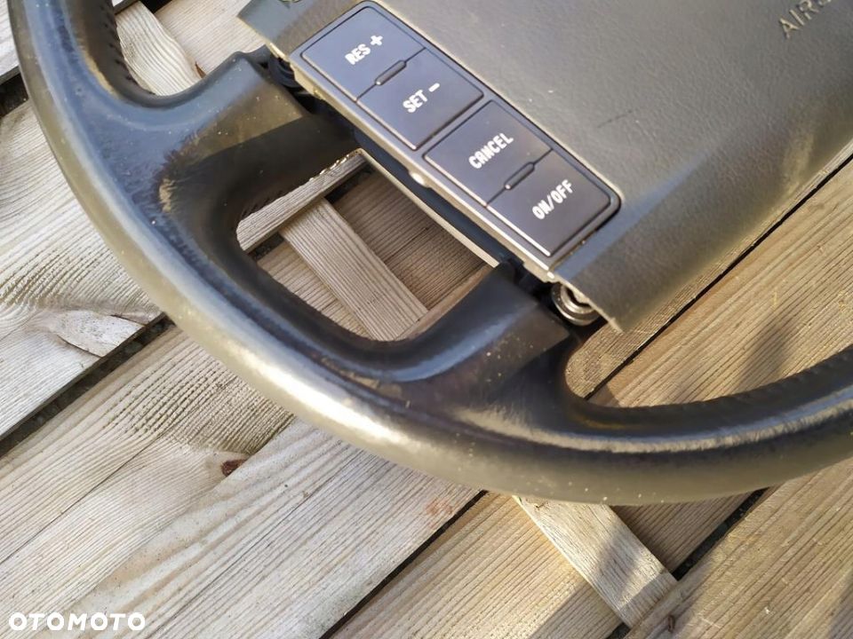 VOLKSWAGEN PHAETON KIEROWNICA CZARNA ANTHRAZIT - 4