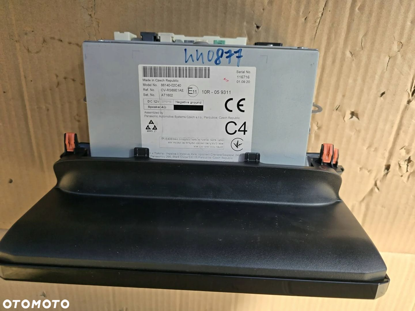 RADIO NAVIGACJA 86140-02C40 TOYOTA COROLLA E21 NR MAG 440877 - 3
