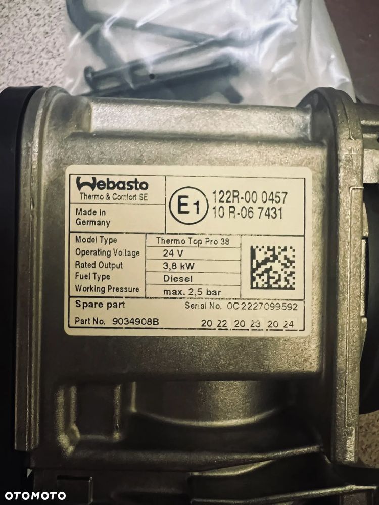 Moduł elektroniczny nagrzewnicy wodnej DAF XF 106 480 530 2126906 - 2