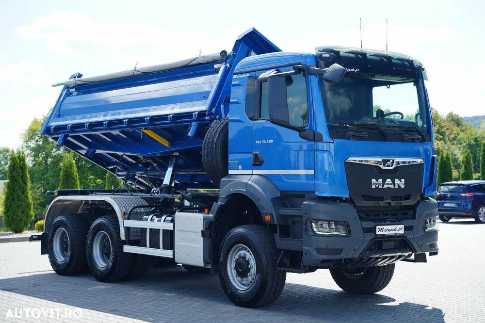 MAN TGS 33.480 / 6X6 / BASCULATOR 3 LATE / KH KIPPER / HYDROBRAD / AUTOMAT / EURO 6 - 11
