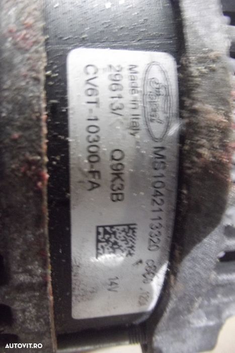 Alternator Ford 1.0 Fiesta Focus 3 C MAX alternator Ford 1.0 Ecoboost - 2