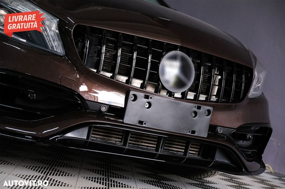 Bara Fata cu Stickere Laterale Gri Inchis Mercedes A-Class W176 (2012-2018) Faceli- livrare gratuita - 17