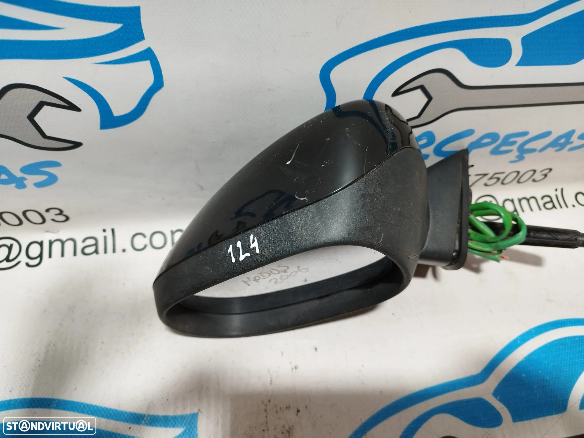 ESPELHO RETROVISOR ESQUERDO RENAULT MODUS 8200436382 ELETRICO AQUECIDO ESPELHOS RETROVISORES - 4