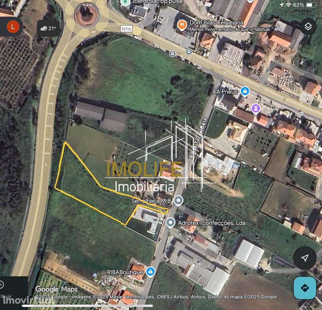 Terreno para construção de 4 moradias geminadas - Grande imagem: 2/11