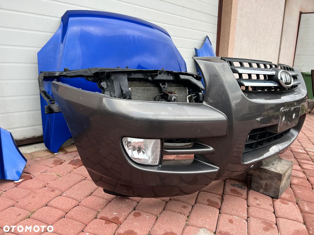 PRZÓD KOMPLETNY ZDERZAK PAS MASKA BŁOTNIK KIA SPORTAGE 2 II 04-08 K6 - 3