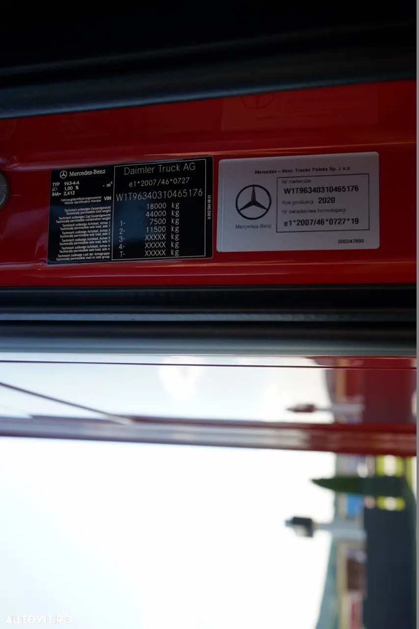Mercedes-Benz ACTROS 1845 / MP5 / SPAȚIU MARE / CONTRACT POST-SERVICE - 35