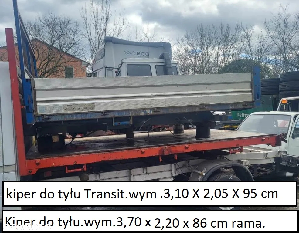 Kiper wywrot burty aluminium Mercedes Renault Scania Kia Nissan Iveco HDS - 11