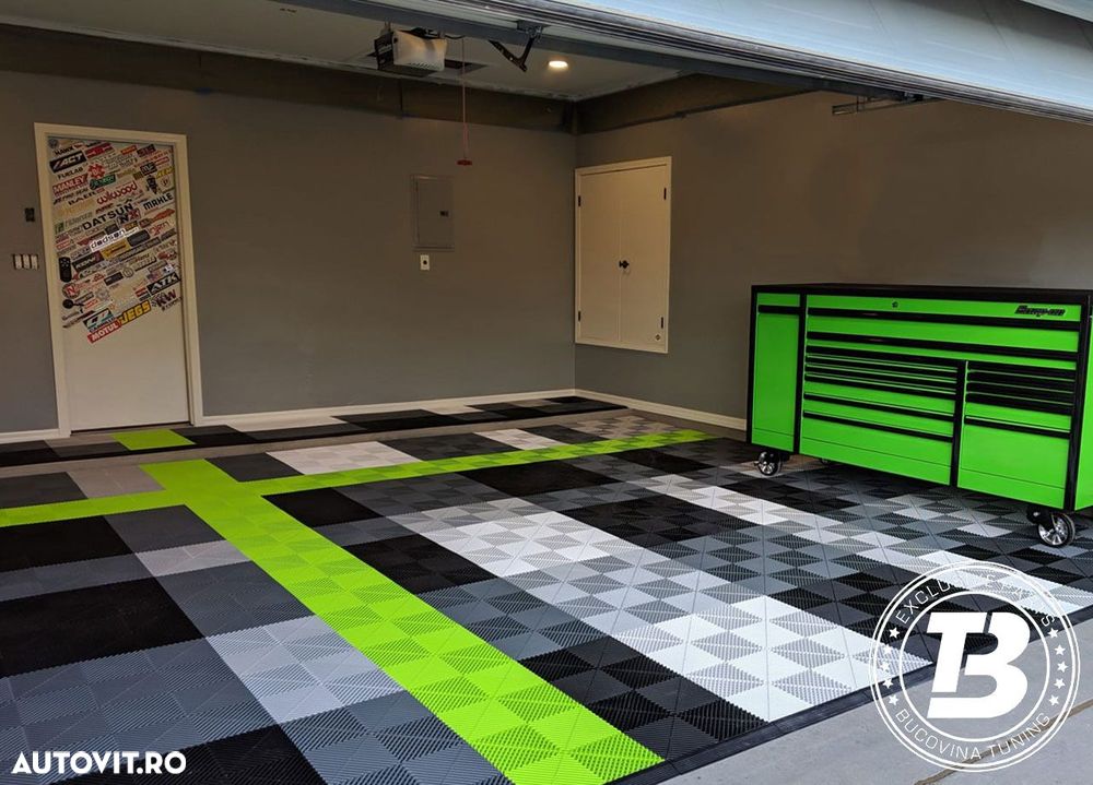 Pardoseala Modulara pentru Garaj si Ateliere Detailing - Alb - 3