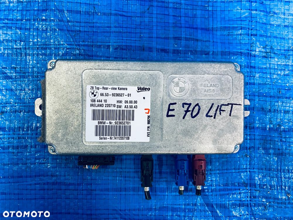 MODUŁ STEROWNIK KAMERY STEROWANIA KAMERĄ BMW X5 E70 X6 E71  11R ; 9236527 923652701 ORYGINAŁ - 4