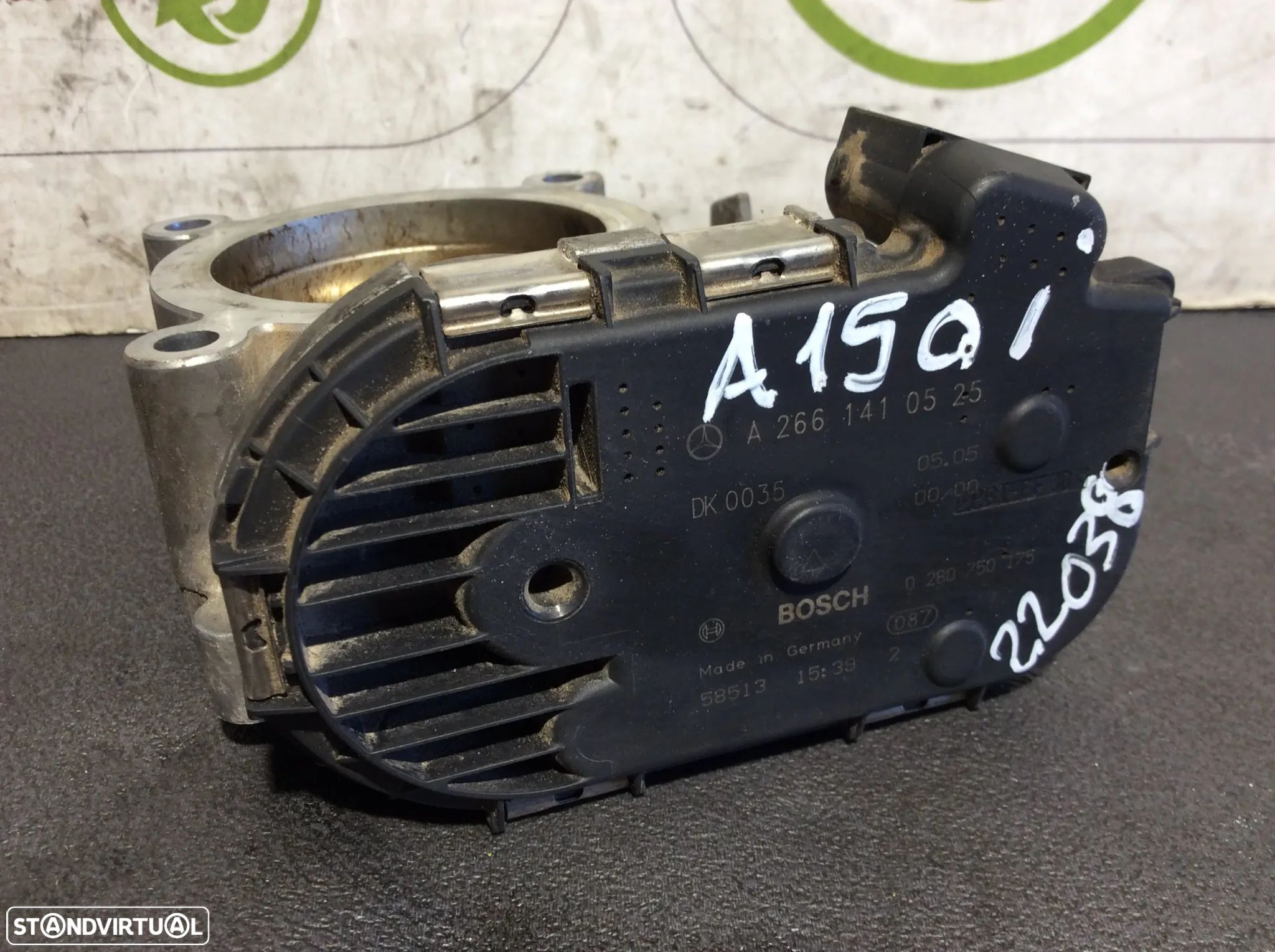 Corpo da Borboleta Mercedes Class A 150 gasolina  ano 2004 a 2012  0280750175 - 1