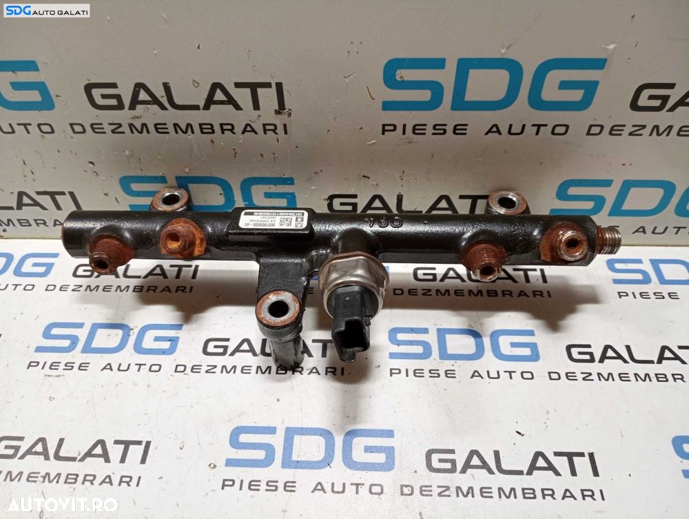 Rampa Presiune Injectie Injectoare Peugeot 308 1.6 HDI 2007 - 2015 Cod 28497Z01 9681909680 [M5682] - 1