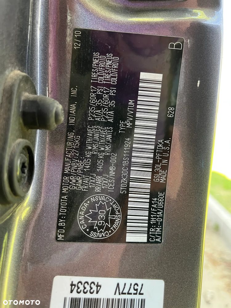 Toyota Sienna 3.5 V6 - 9