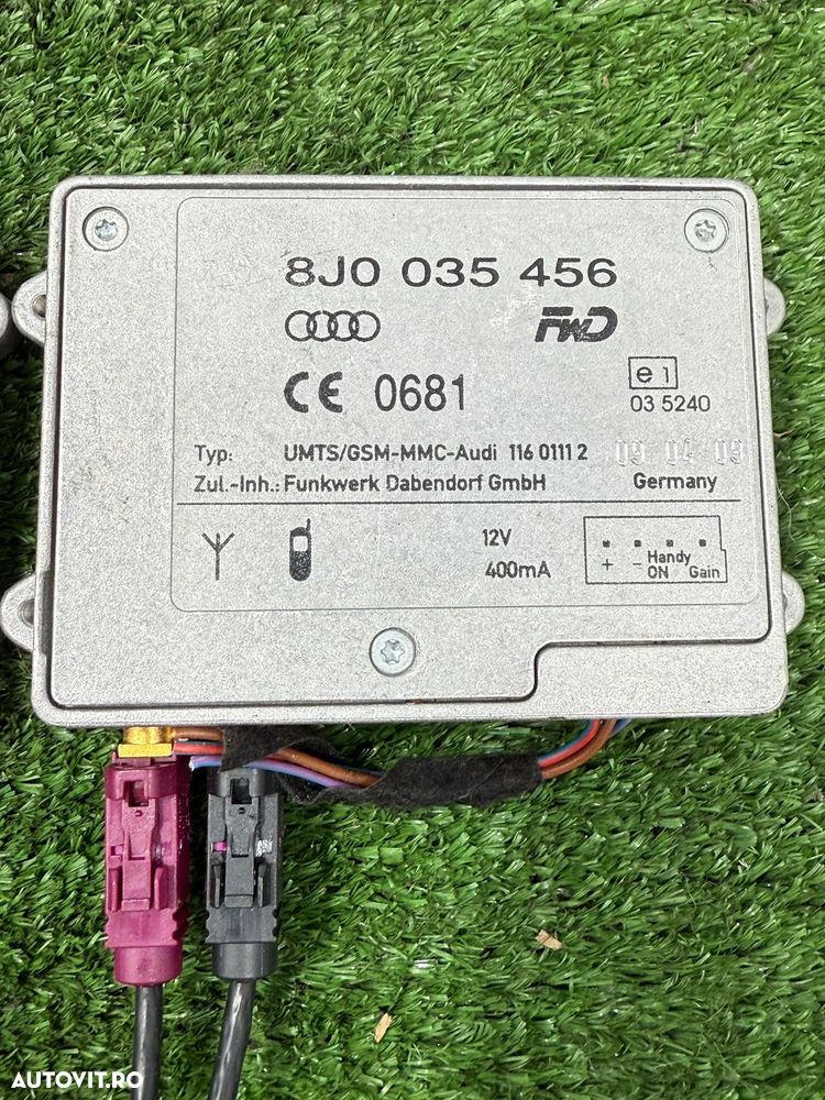 AMPLIFICATOR ANTENA (3 BUC.) AUDI A4 AVANT 2.0 DIESEL 2009 2009-2016 AUDI A6 C6 SEDAN 2.0 DIESEL 2009 2006-2010 COD OEM 8J0035456 - 7