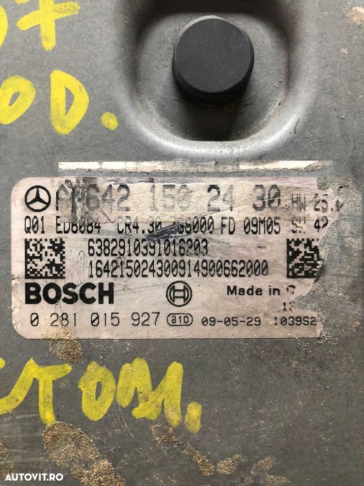 Calculator motor Mercedes Sprinter 3.0CDI 0281015927 A6421502430 - 2