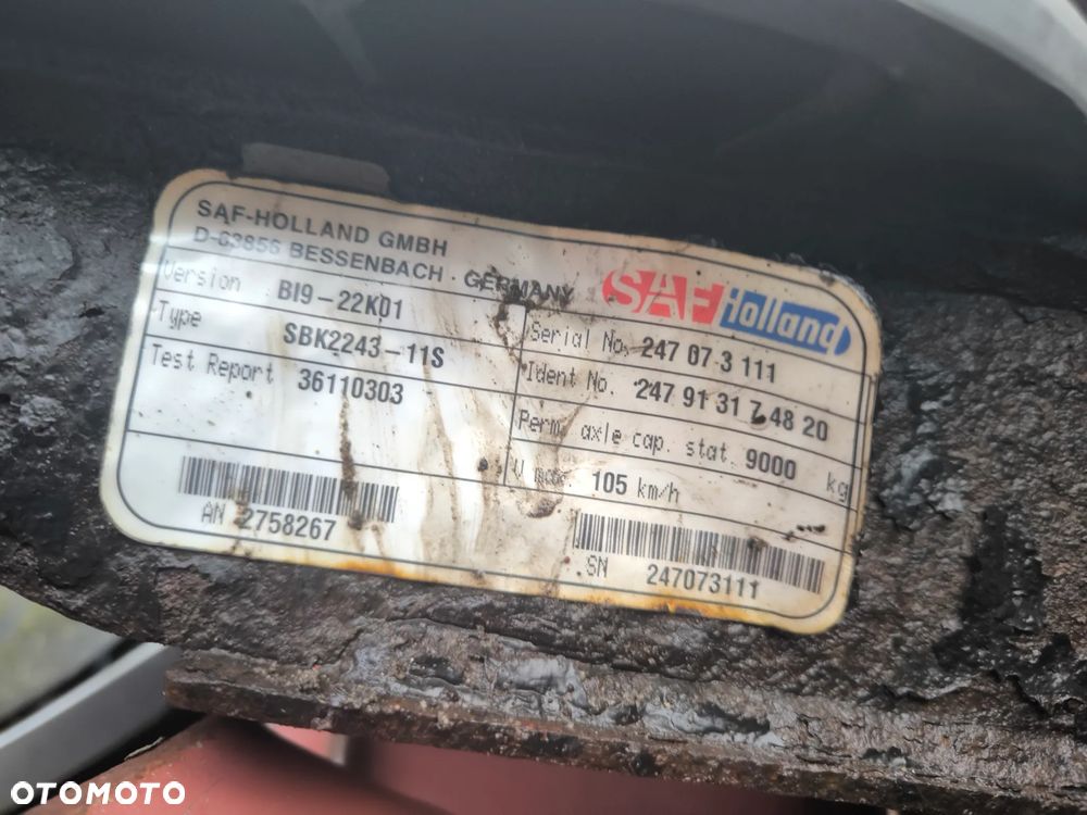 Osie saf, bpw, ror, Mercedes i inne - 9