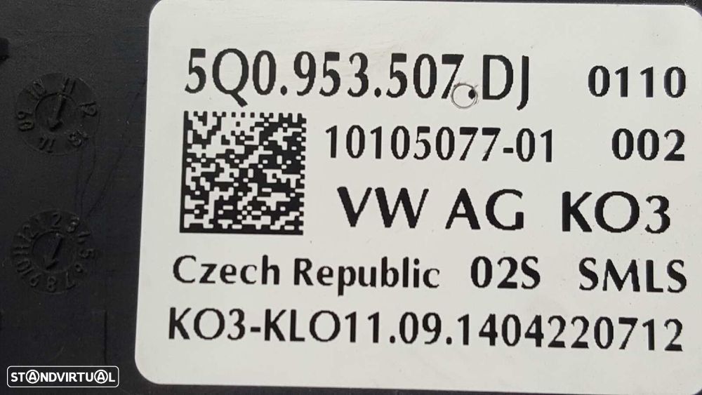 BLOCO DE CONTROLE MULTIFUNÇÕES VOLKSWAGEN GOLF VII LIM. (5G1) ADVANCE BLUEMOTION - 6