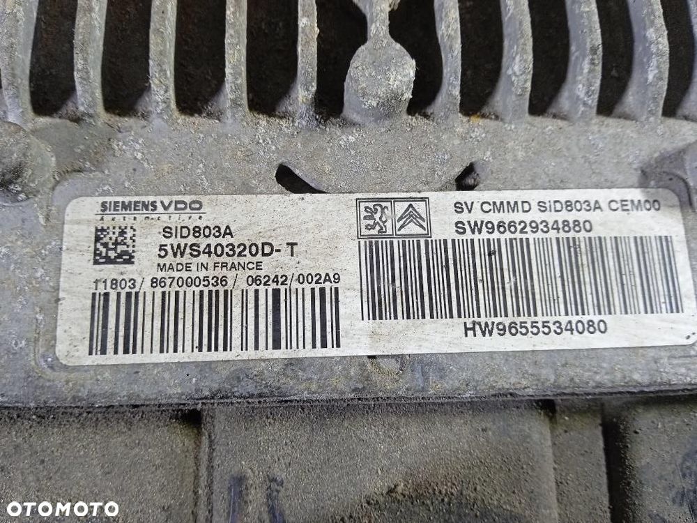 STEROWNIK SILNIKA PEUGEOT 807 - 2