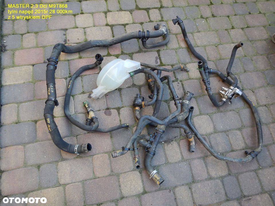 PRZEWODY WODNE MASTER 2,3 DCI M9T898 tylni napęd - 1