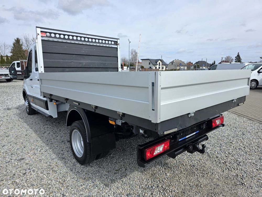 Ford TRANSIT 2,0 TDCI 170 KONNY WYWROTKA 3 STRONNA DOKA BRYGADÓWKA 7 OSOBOWA KLIMA WEBASTO LEDY 150T/KM PRZEBIEGU BLIŻNIAKI DO 3,5T WYWROT GWARANCJA - 4
