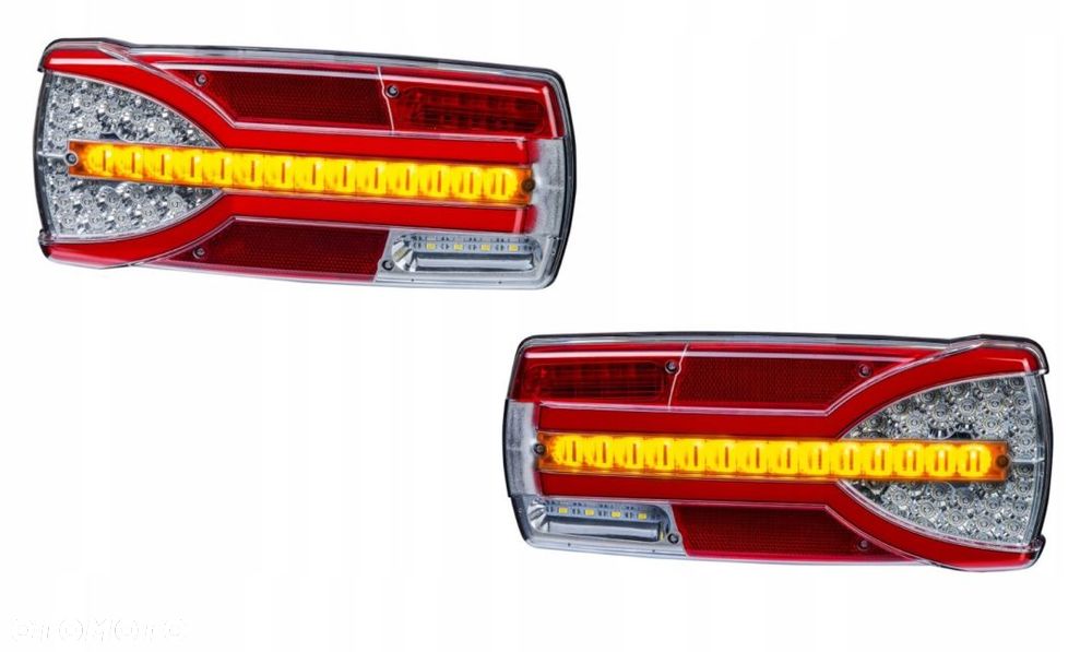 LAMPY LED ZESPOLONE TYLNE DYNAMICZNY KIERUNKOWSKAZ