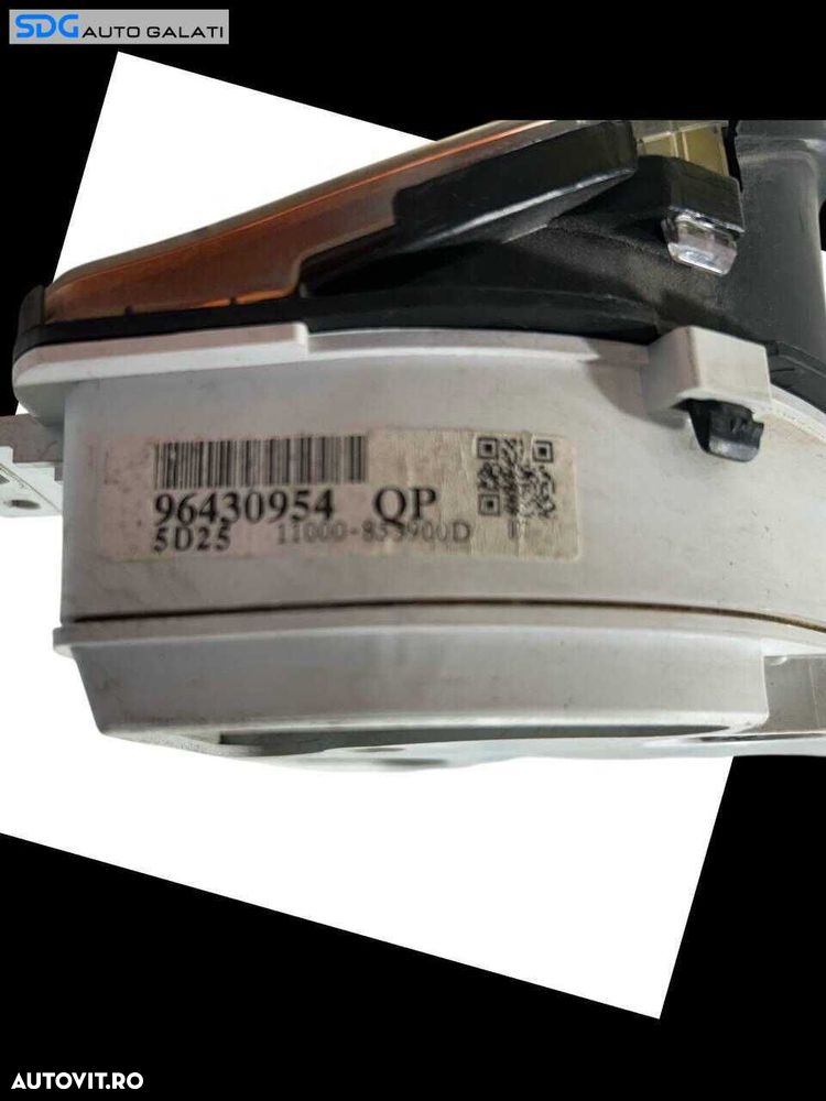 Ceas Ceasuri Cluster Instrumente Bord Chevrolet Lacetti 2002 - 2011 Cod 96430954 96430954QP (Sticla Fisurata) [LR1116] - 6