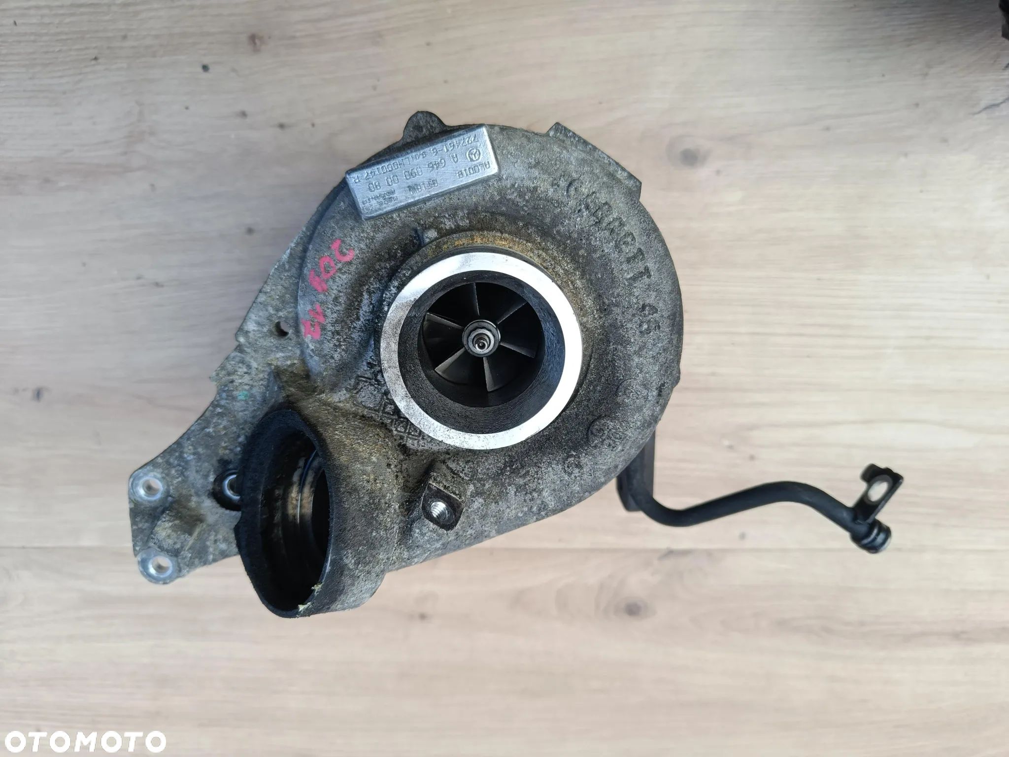 MERCEDES W203 W209 CLK W211 2.2 CDI TURBOSPRĘŻARKA TURBO TURBINA A6460900080 - 1