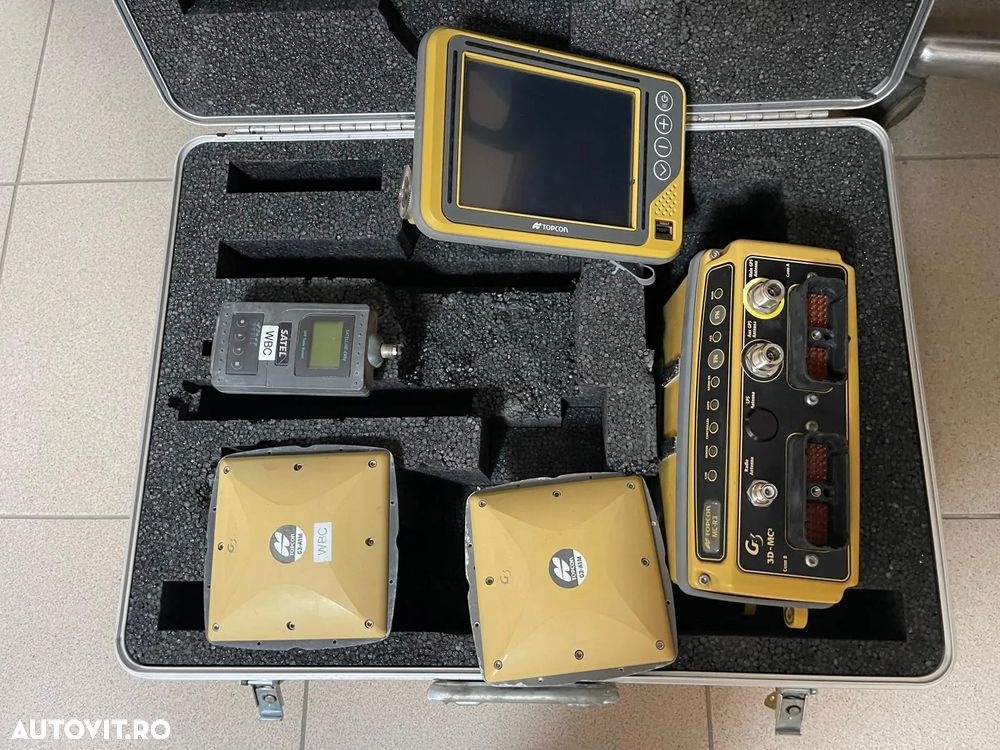 Sistem GPS 3D Topcon MC-R3 complet pentru Buldozer, excavator, Grader - 1