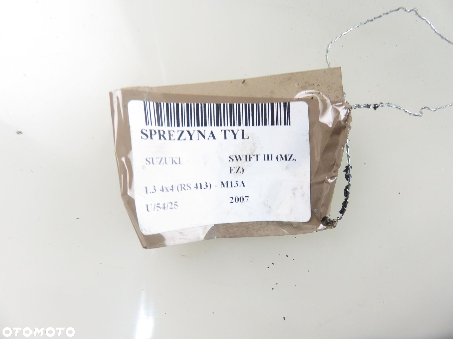 SPRĘŻYNA TYŁ SUZUKI SWIFT III 1.3 4x4  M13A - 2