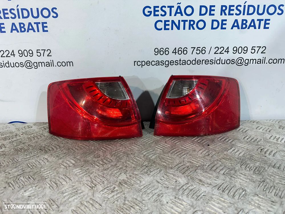 .Conjunto Farolins Tras Traseiro Direito Esquerdo Original Seat Exeo Avant Carrinha 3R 3R9945095A 3R9945096A 2009 - 2013 - 1