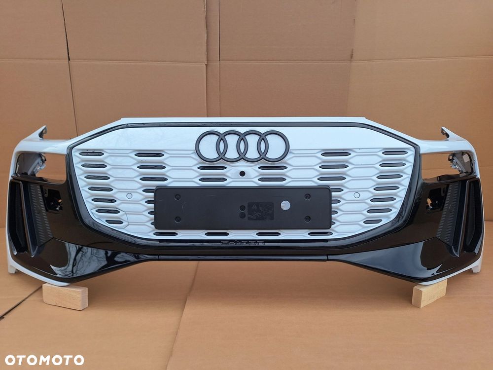 AUDI Q6 E-TRON S-LINE 85H 24- ZDERZAK PRZÓD PRZEDNI GRILL KAMERA PDC WIĄZKA MODUŁ ORYG 85H807437B WYSYŁKA 24H - 1