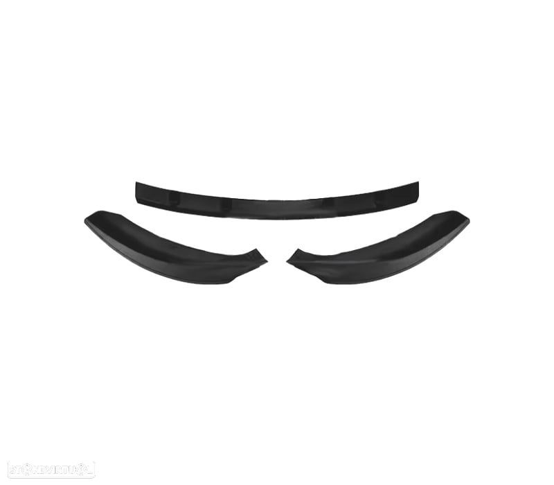 SPOILER LIP FRONTAL SEAT LEON 1P MK2 CUPRA 09-12 PRETO BRILHANTE - 2