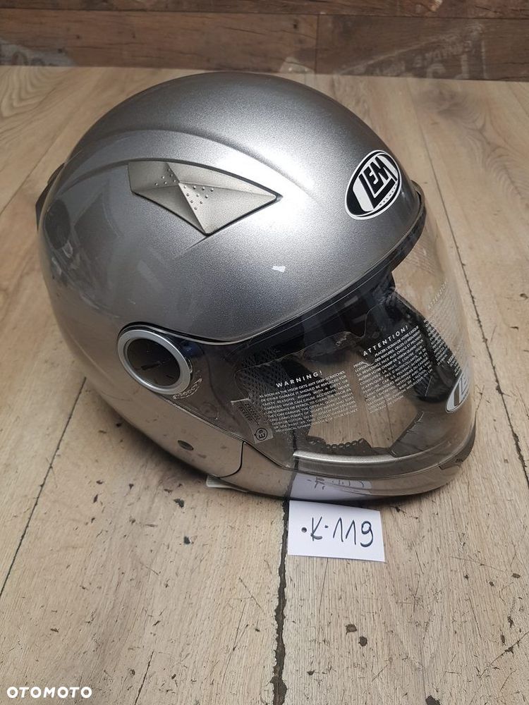 Kask motocyklowy LEM z odpinaną szczęką rozmiar S 55-56 - 1