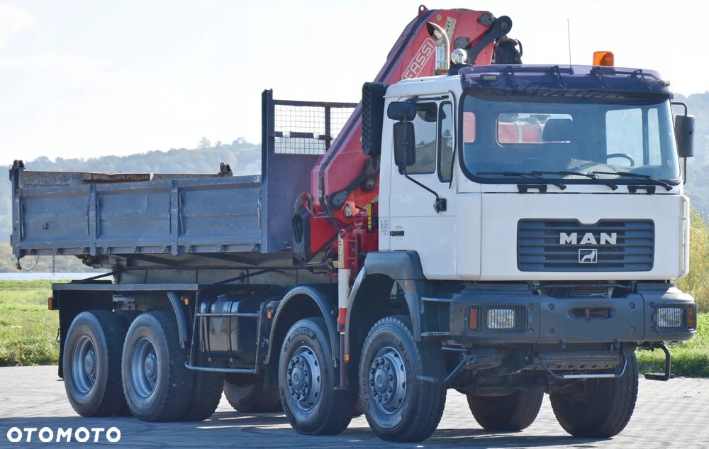 MAN 41.460 * WYWROTKA 5,65 m * FASSI F270AC.26 / 8x8 ! * STAN BDB - 3