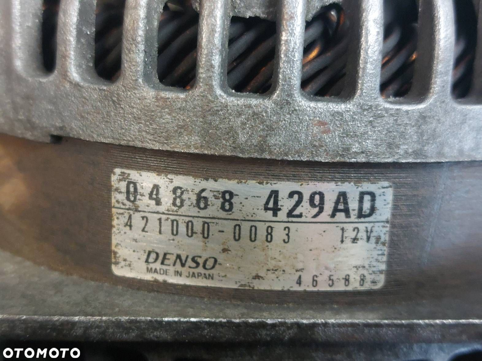 ALTERNATOR CHRYSLER GRAND VOYAGER IV LIFT 2.8 CRD 04868429AD - 3