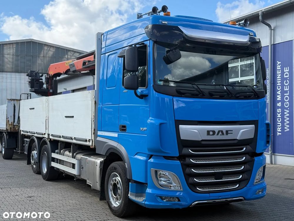 DAF XF 480 6x2 EURO6 SKRZYNIA Z HDS PALFINGER PK21000L - 2
