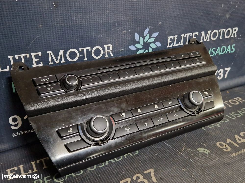 Climatronic usado BMW SERIE 5 F10 F11 9249708-01 display radio - 1