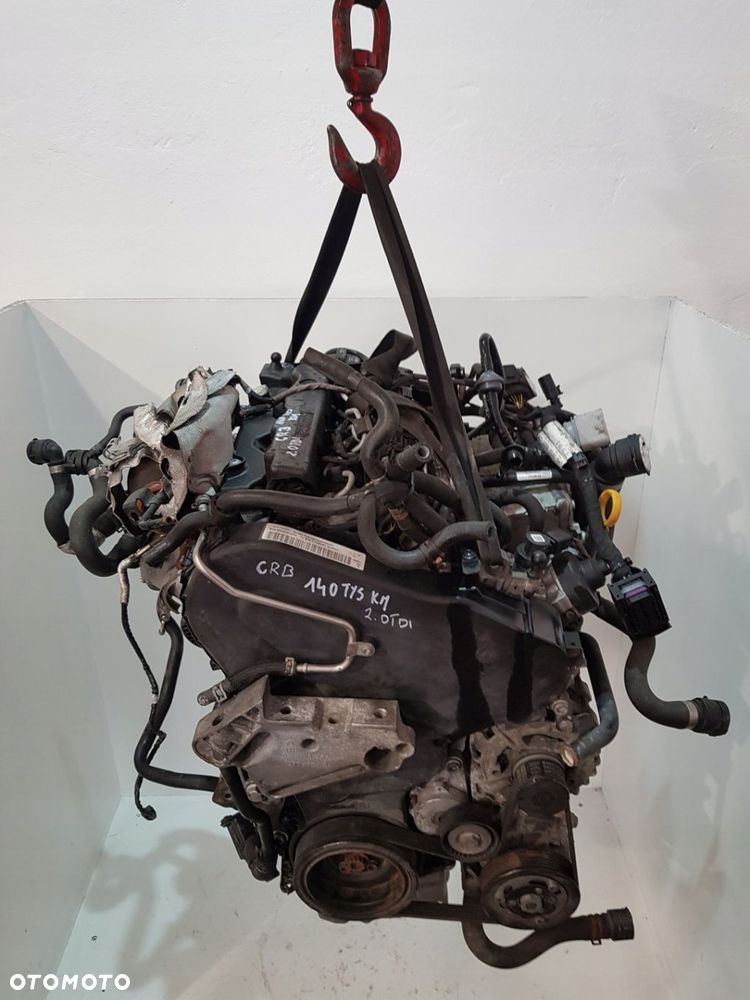 SILNIK KOMPLETNY VW SEAT AUDI 2.0 TDI 150KM CRB 140TYS KM - 3