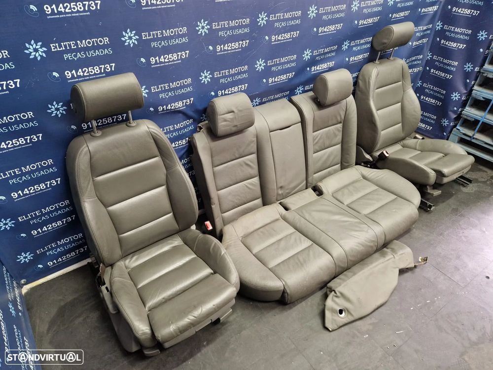 Jogo de bancos usados AUDI A4 B6 S-LINE PELE AQUECIDOS - 5