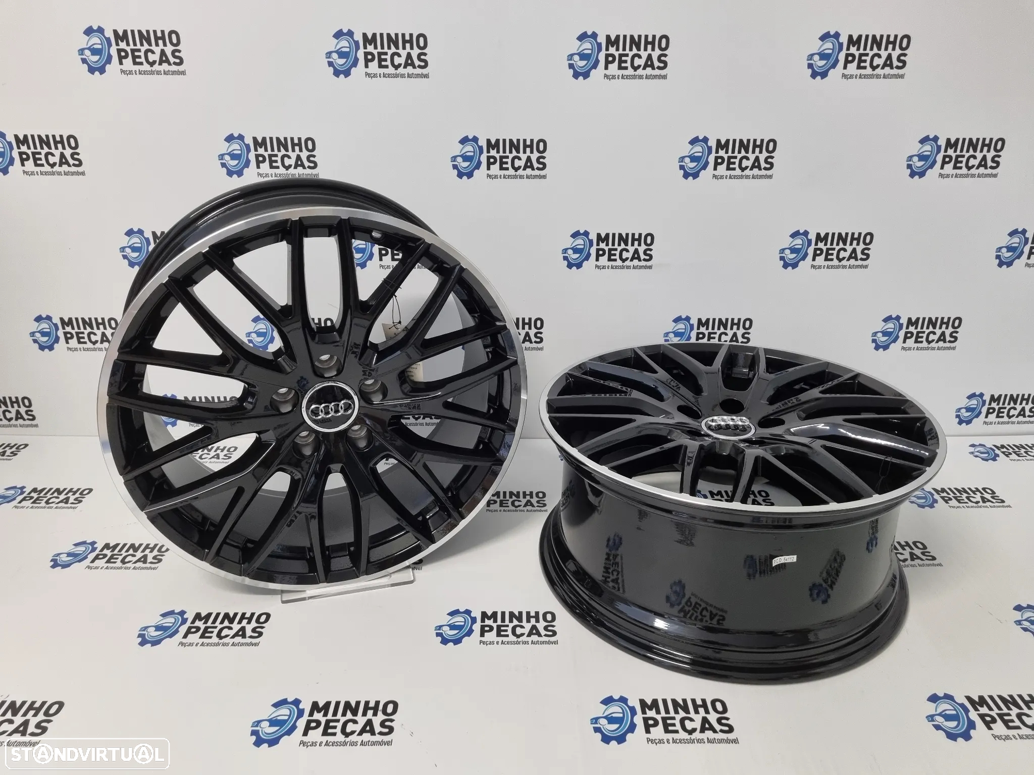 Jantes Audi A4 B9 em 18 Preto Brilho - 4