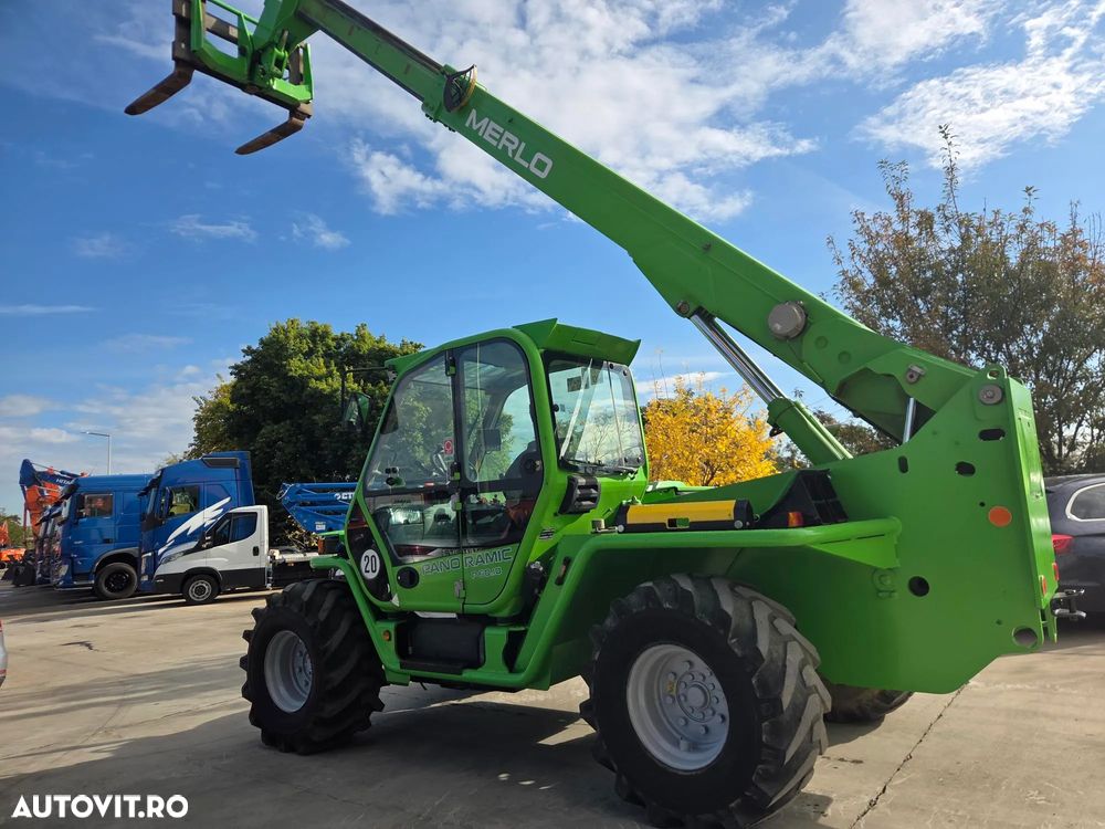 Merlo P60.10, TELESCOPIC la 10m, ridica 6tone, 2018, 2.5217h, furci, cupa, motor Deutz 110CP, cupa, latime 2,25m, 5,5m pe orizontala, STARE FOARTE BUNA, posibilitate leasing  2 ani-PROMOTIE 51.900 EUR+Tva - 28
