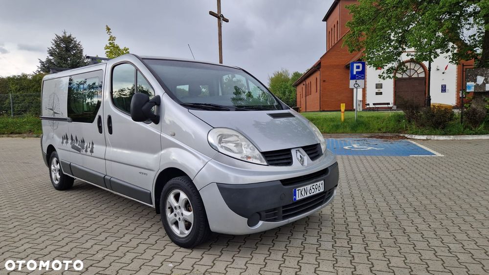Renault TRAFIC L2H1 Długi Klima Elektryka Navi Tempomat Dubel Kabina 6os Brygadówka - 27
