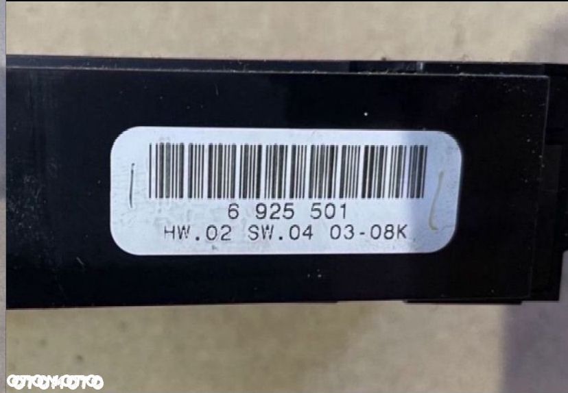 6925501 panel grzania foteli bmw 3 e46 5 e39 - 3