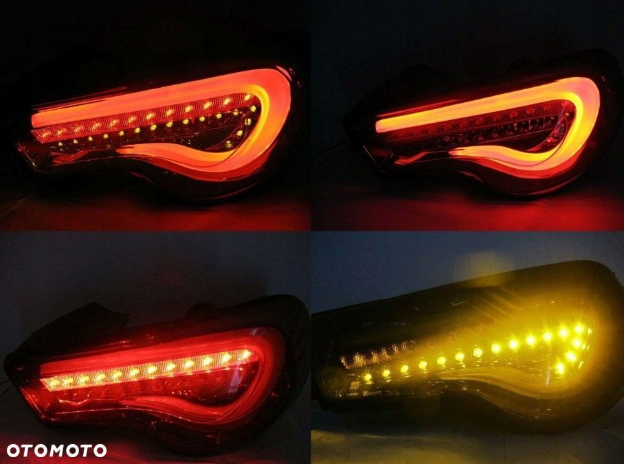 lampy tyl ne kpl neon led bar diody dynamiczne tuning toyota gt86 frs brz - 2