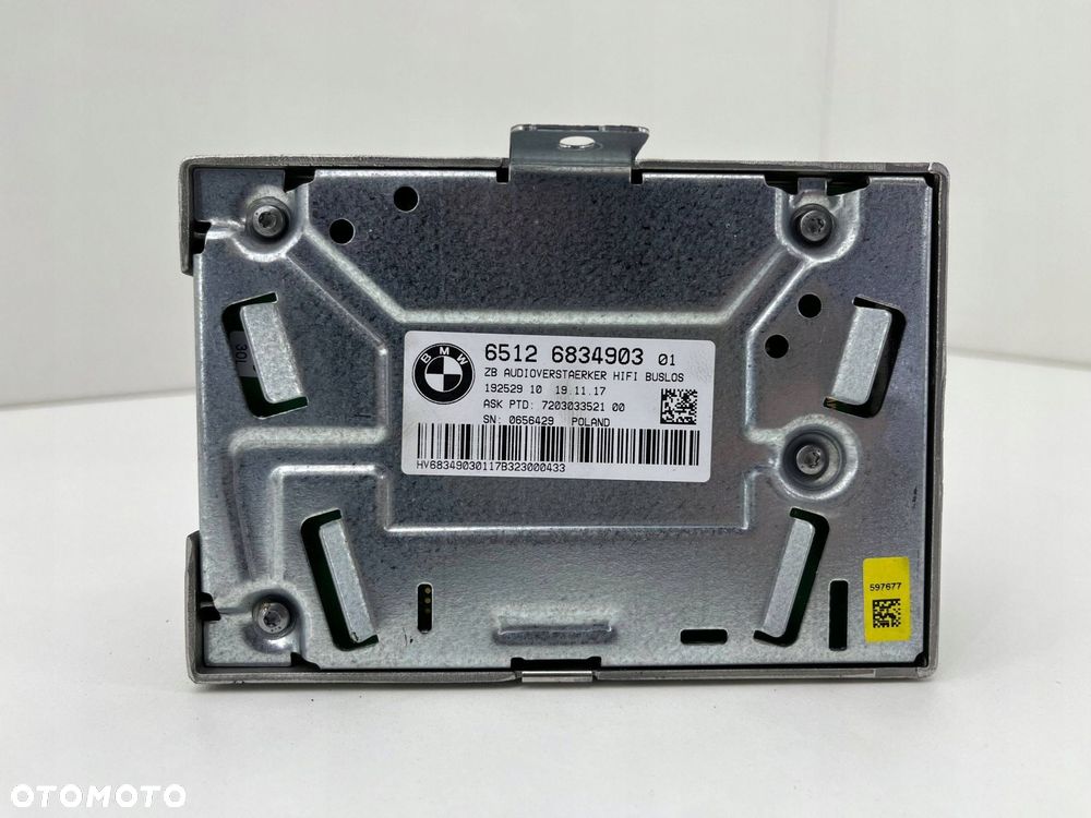 BMW 5 G30 G31 MODUŁ RADIA WZMACNIACZ HIFI 6834903 - 2
