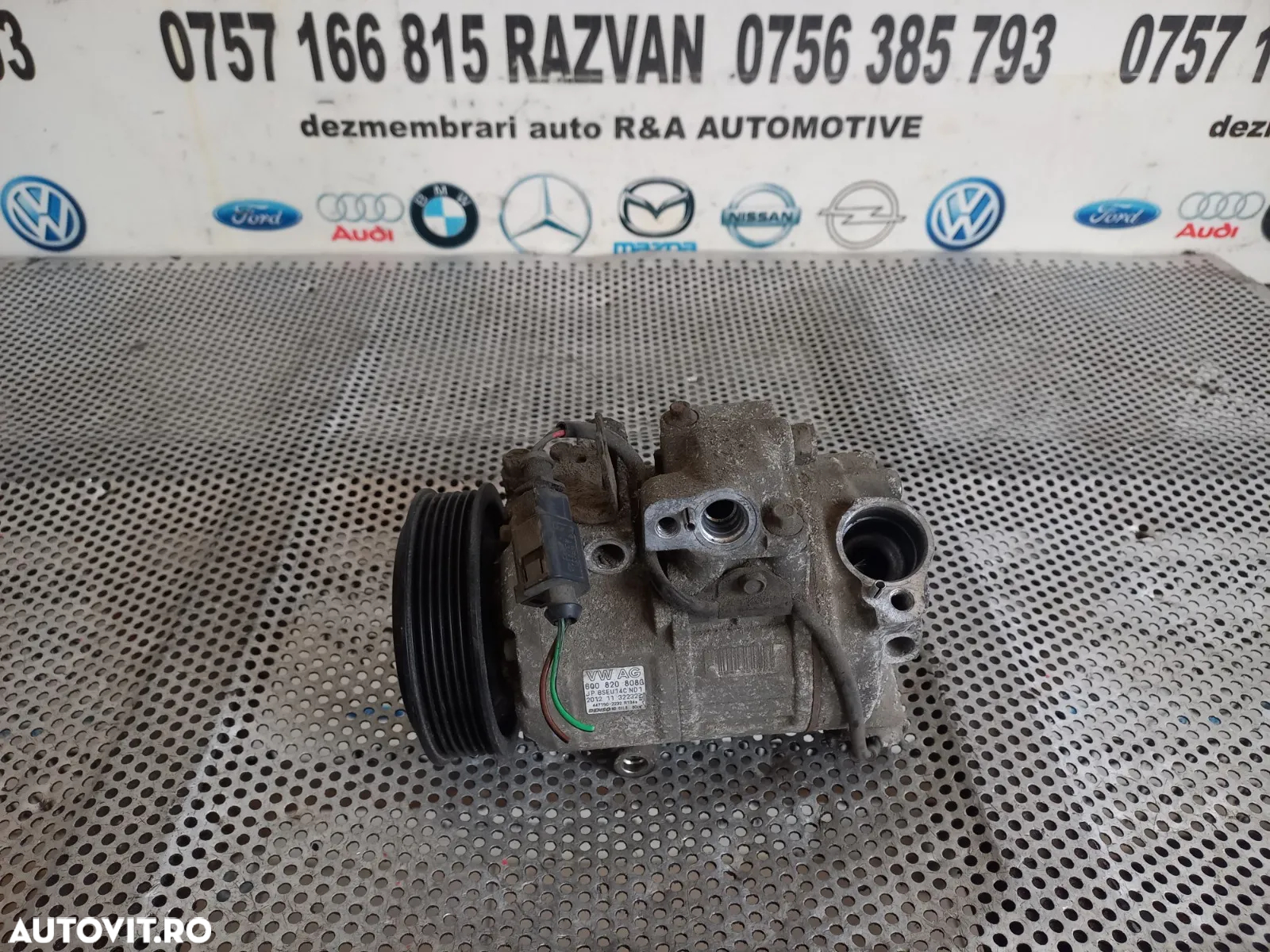 Compresor Clima Ac Aer Conditionat Vw Seat Skoda 1.2 Benzina Cod 6QG Compresor Clima Fabia 2 Polo I - 2