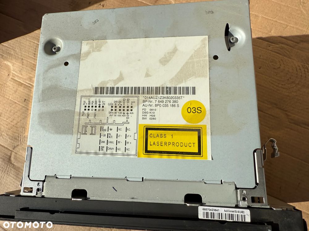 Radio Audi A3 8P lift 2010r 8P0035186S OE - 4