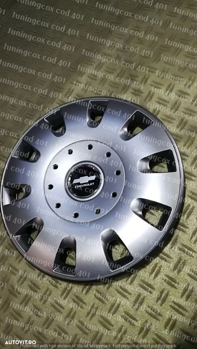 Capace roti CHEVROLET r16  la set de 4 buc,Capace janata aliaj,Embleme - 3