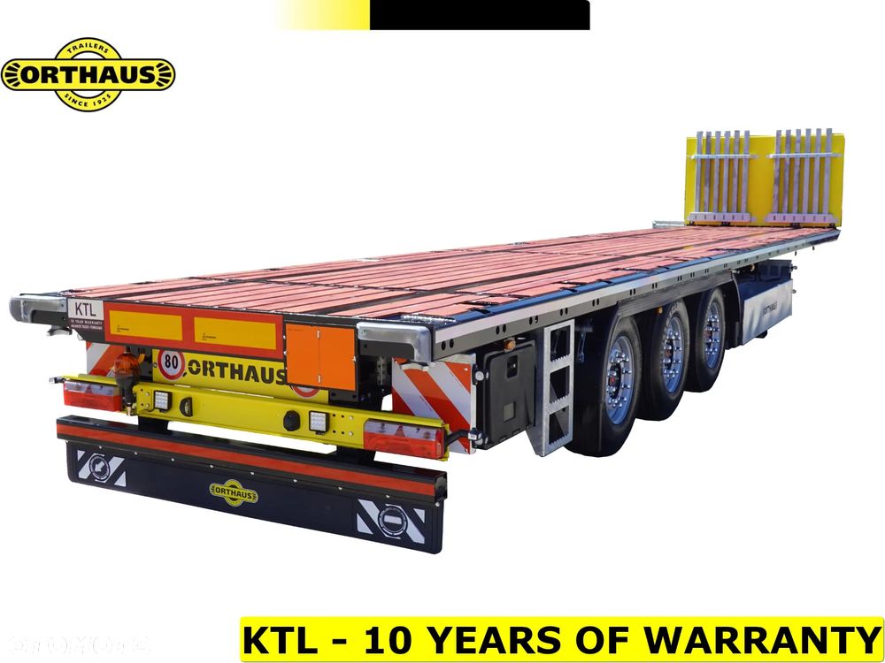 Orthaus Plato HD 13,6m Mocna platforma pod kontenery | DMC 39t | EBS | KTL - 3