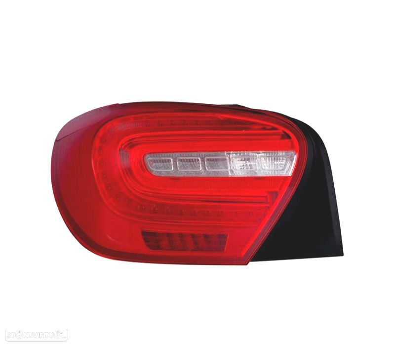 FAROLIN ESQ PARA MERCEDES CLASSE A W176 12-15 BRANCO LED VERMELHO - 1